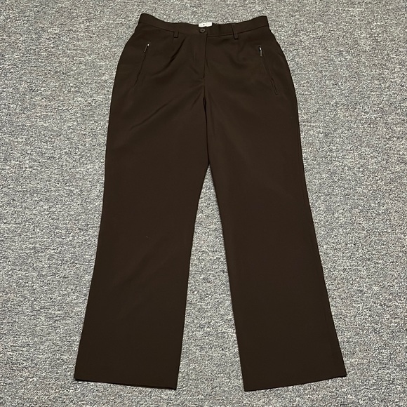 Haggar Pants - Haggar Petite Brown Dress Pants
